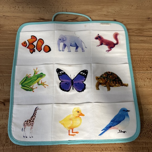 LOVEVERY Other - Lovevery Quilted Critter Pockets Matching Game Plush Replacement Board ONLY